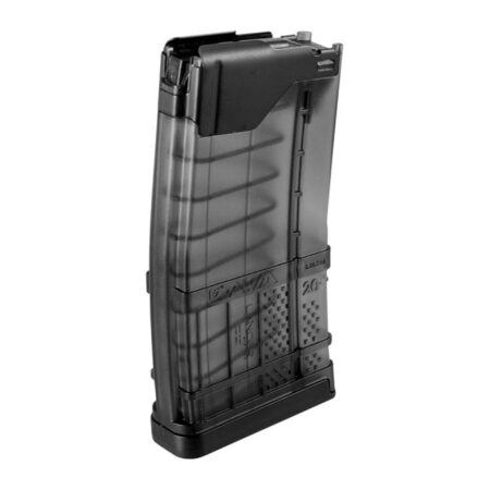 Lancer AR-15 20Rd Magazine 223/5.56 Translucent Smoke
