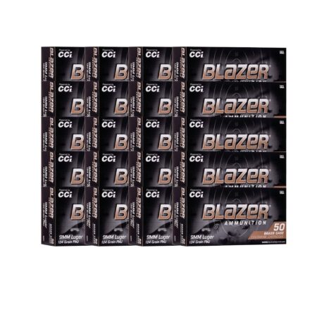 CCI Blazer 9mm Luger 124gr Full Metal Jacket 50/Box (Free shipping on 1000 rounds)