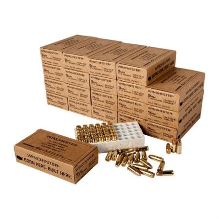 Winchester 9mm Luger 115gr Full Metal Jacket 500/Case